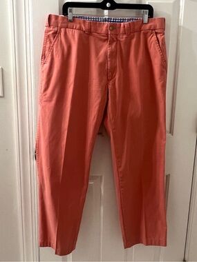J.McLaughlin Men’s Salmon Chino Cotton Pants Size 36, inseam -28.5”